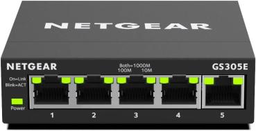 Netgear GS305E-100PES 5-Port Switch - smart managed plus
